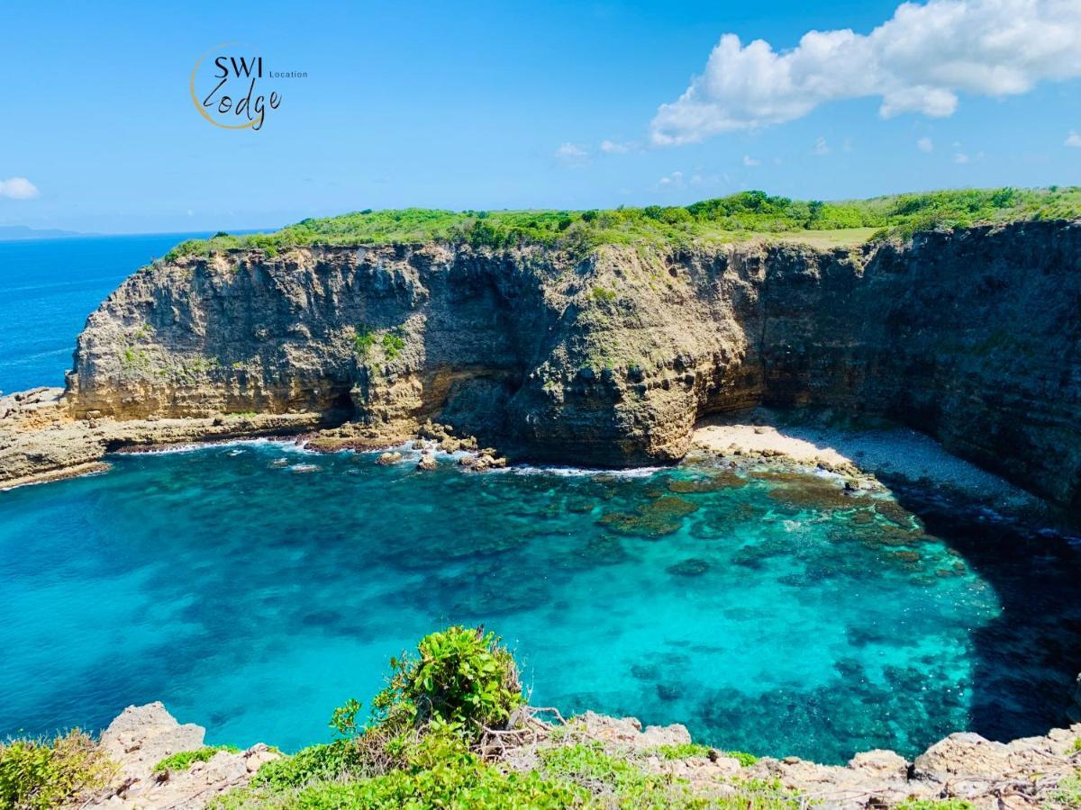 Swilodge Vue Sur Mer ! Petit Dejeuner Et Location De Voiture Possible Le Moule Esterno foto